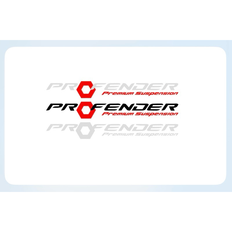 📌สติกเกอร์สะท้อนแสง #Profender🏍️💨 | Shopee Thailand