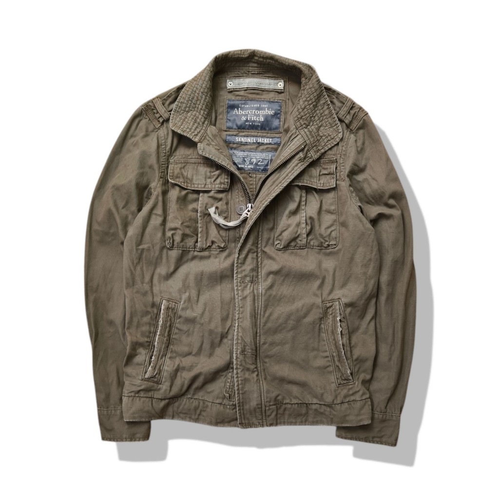 Abercrombie & Fitch Sentinel Military Jacket รอบอก 45” | Shopee Thailand