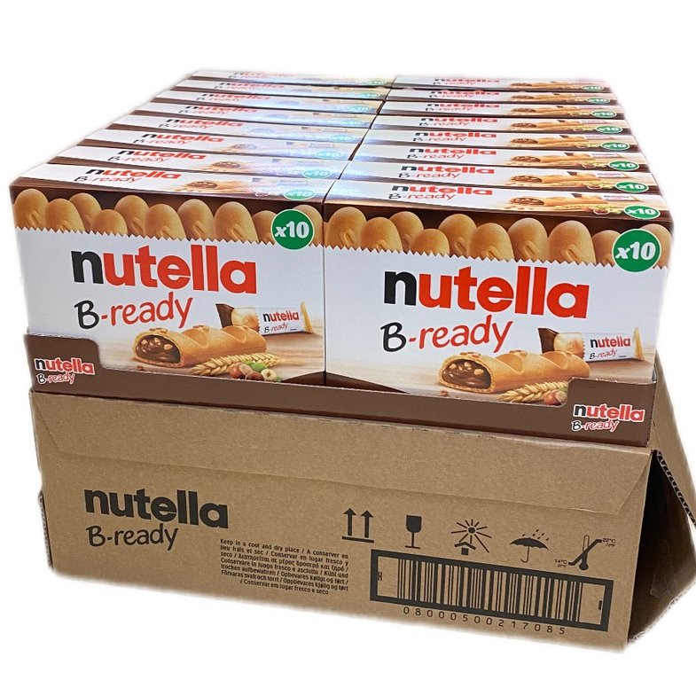 NUTELLA B-READY T10X16 220g นูเทลล่า บี-เรดี้ เวเฟอร์อบกรอบสอดไส้ซ็อกโก ...