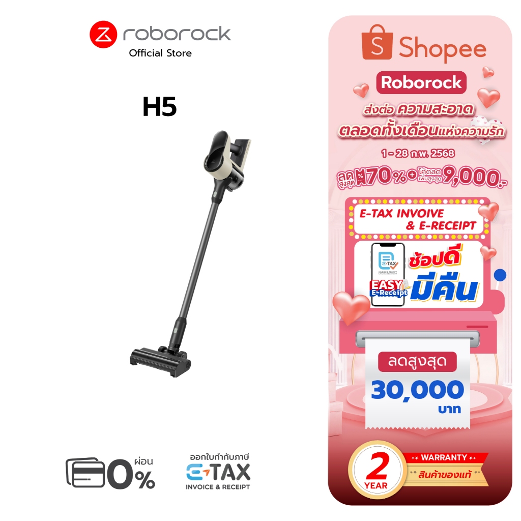 Roborock スティッククリーナー H5 掃除機 本体と付属品