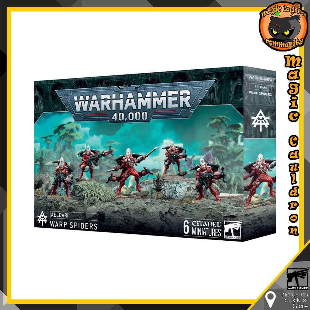Warhammer 40k Aeldari Craftworlds Warp Spiders (Plastic) NEW in BOX