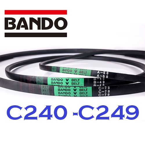 สายพาน BANDO V-BELT C240- C249 ร่อง C (22.2 มม.) สายพานร่องวี C240 C241 ...