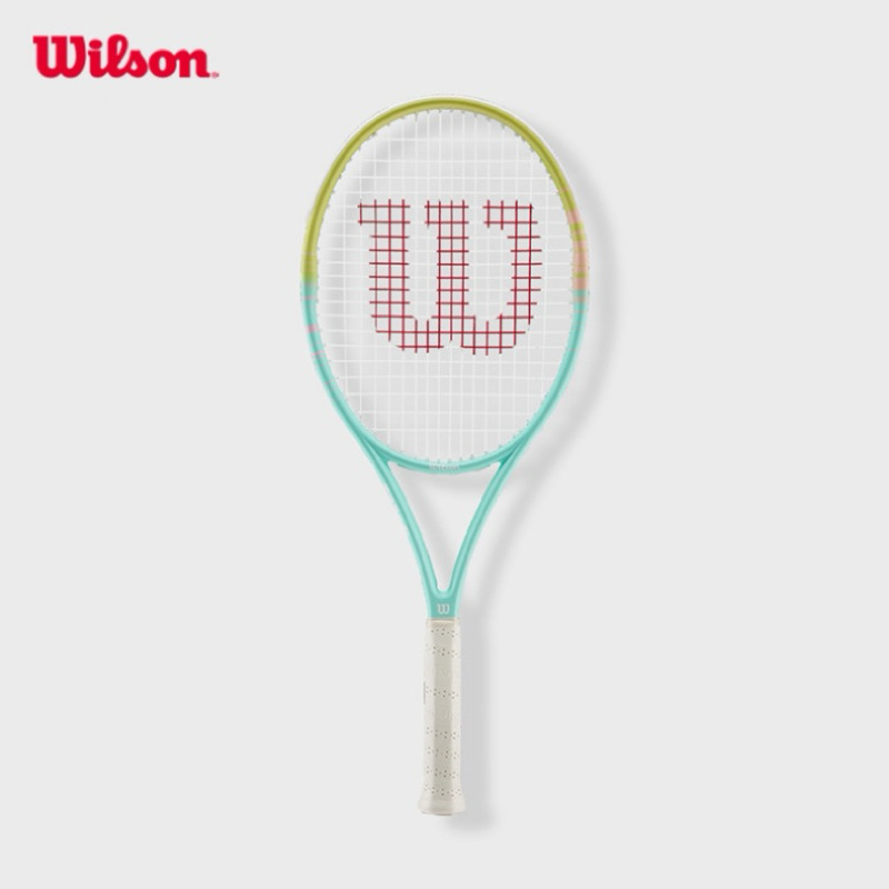 Racchetta Da Tennis Wilson Roger Federer 25 - Per Bambini 9-10 Anni, In Lega AirLite, Incordata, Blu