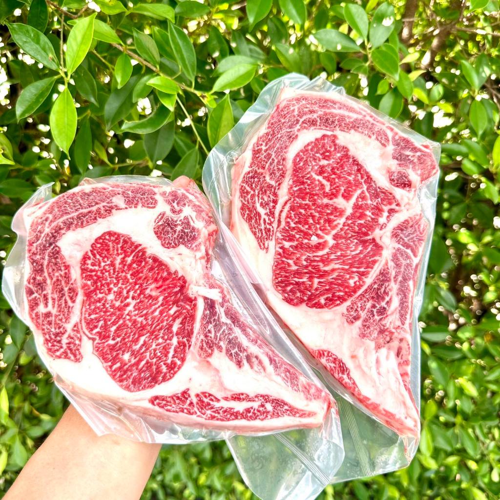ริบอาย Rib Eye เนื้อไทยวากิว Thai Wagyu Beef ตัดสเต๊ก 300-400 กรัม/ชิ้น ...