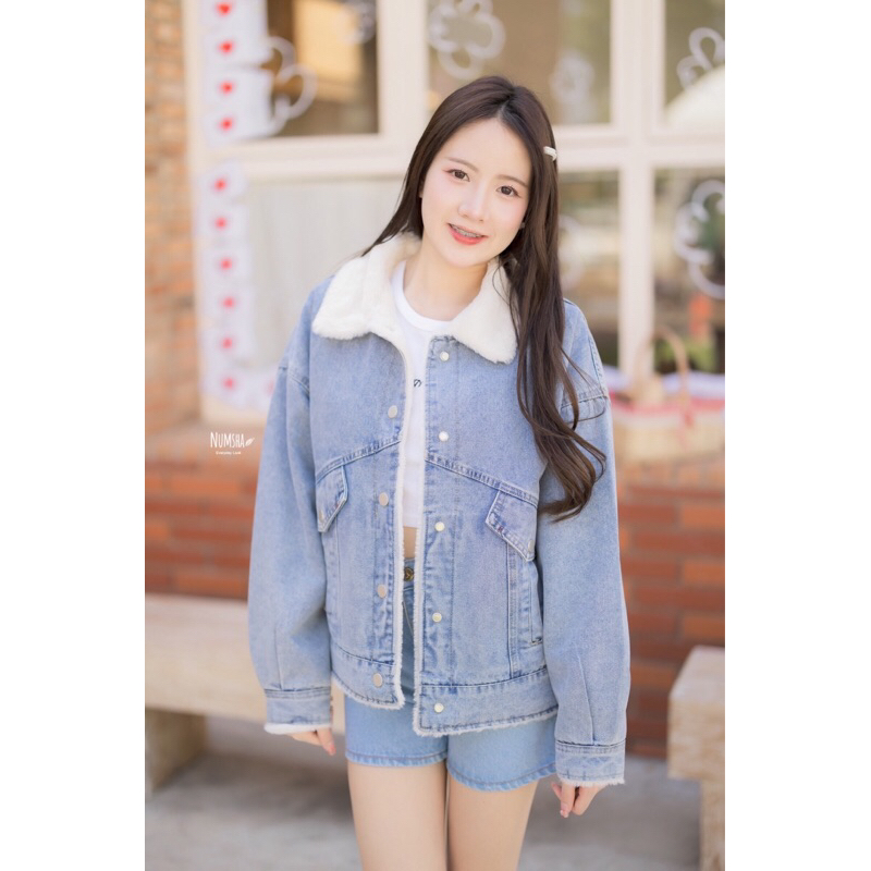 Numsha Brand เสื้อยีนส์บุขน 0805 / NB24195 | Shopee Thailand