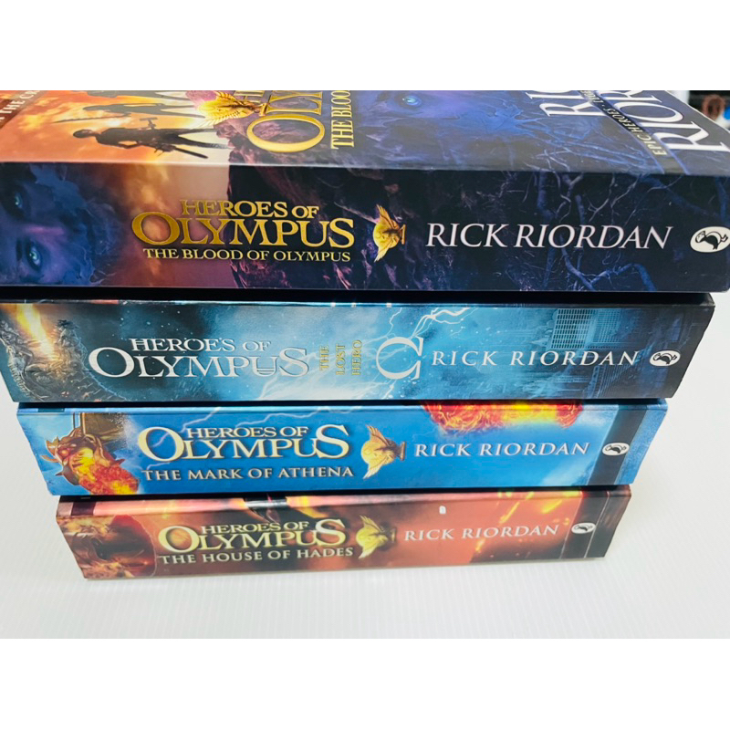 แท้ มือสอง สภาพดี Heroes of Olympus Rick Riordan 4 เล่ม 860 บาท ...