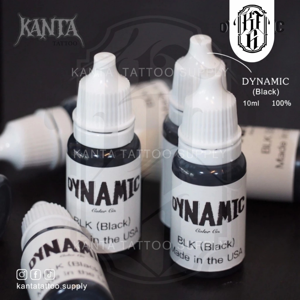 Dynamic ink สีไดนามิก แบ่งขนาด 10 ml (นำเข้า USA) สีแท้ 100% | Shopee ...