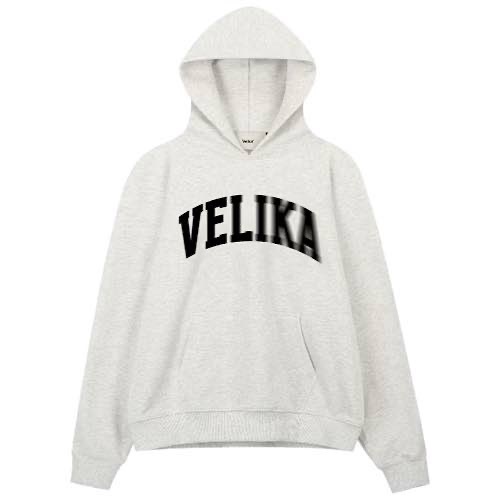 Velika™ | "FADE" Light Grey Hoodie (Boxy Fit)