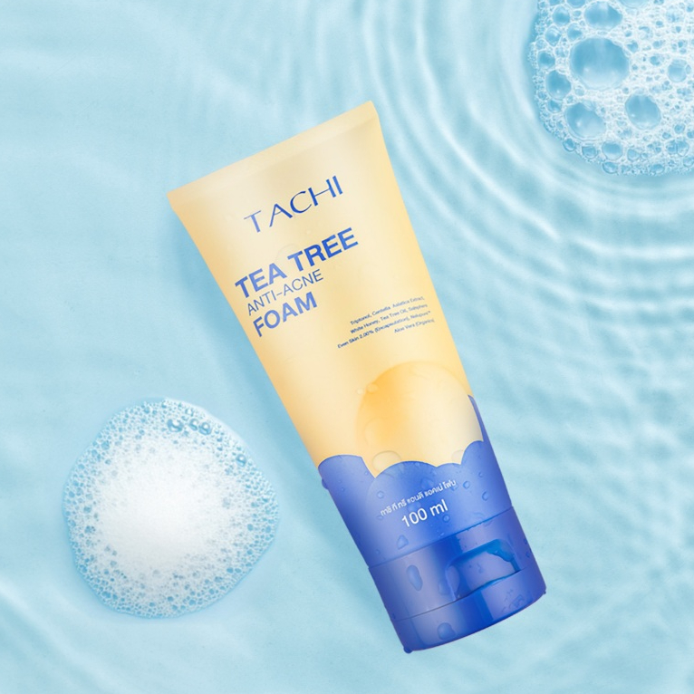 Tachi Tea Tree Anti-Acne Foam (100ml) ทาชิ โฟมล้างหน้า | Shopee Thailand