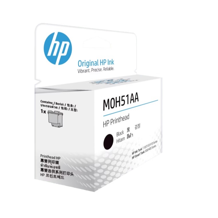 หัวพิมพ์ดำ HP M0H51AA Black สำหรับ Printer HP Ink Tank 500/510/530/610 ...