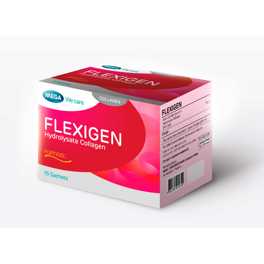 Mega We Care Flexigen 15 ซอง ผลิตภัณฑ์เมก้า วีแคร์ เฟลกซิเจน 15 ซอง ...