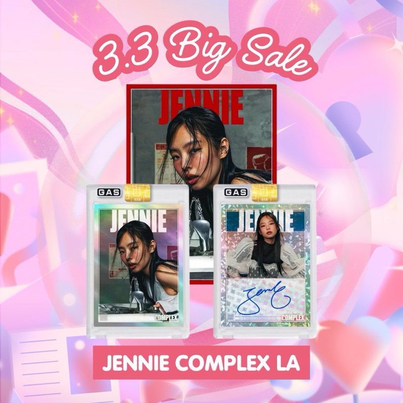 [ทักแชทรับโค้ดลด] Jennie Blackpink Complex Cover x GAS Trading Card ...