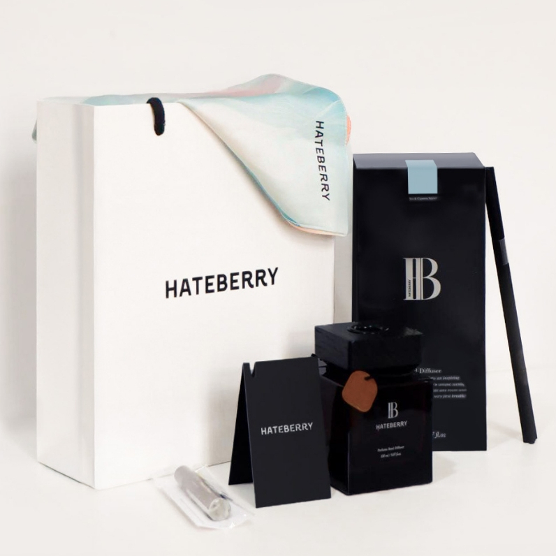 HATEBERRY SCENT ก้านไม้หอมปรับอากาศ กลิ่น Sea & Cypress Sound ขนาด 150 ...
