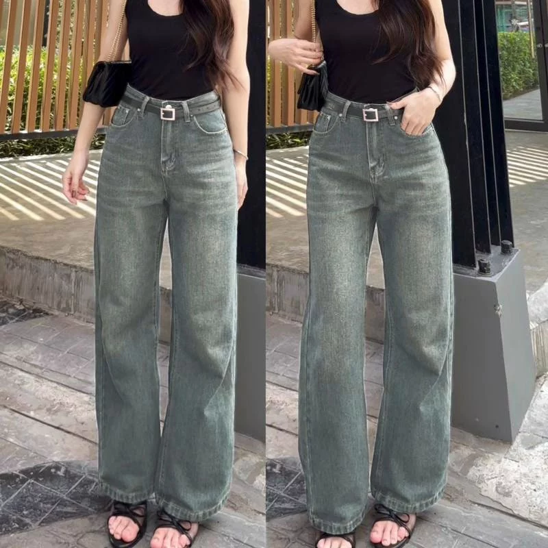 รีวิว 919JEANS กางเกงยีนส์วินเทจทรงหลวม ขาวินเทจสูง 170 ก็ใส่แล้วไม่ลอย ในราคาแบงค์แดงมีทอน! (919 jeans) 3