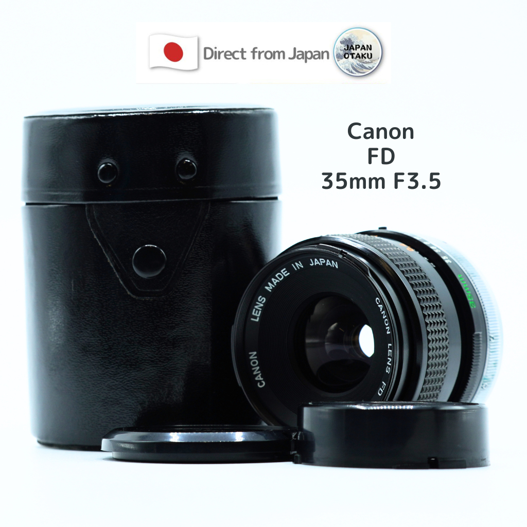 สินค้ามือสองจากญี่ปุ่น เลนส์วินเทจ Canon Fd 35mm F35 Sc วาง 