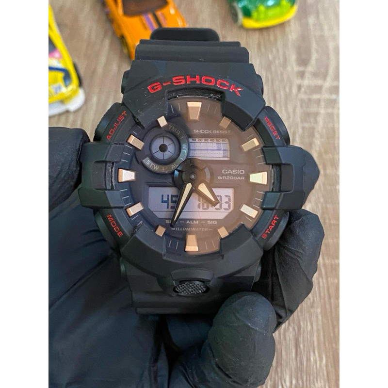 🌈มือ2 ของแท้💯% casio G-SHOCK ga-700⛔️กระจกขนแมว🌸 ใช้งานปกติ GA700 🌈ผ่อน ...