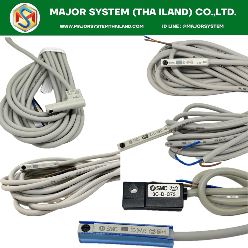SMC D-M9NV, D-M9N, D-A93, D-C73, D-A93L, D-M9B Reed Switch, Solid State ...