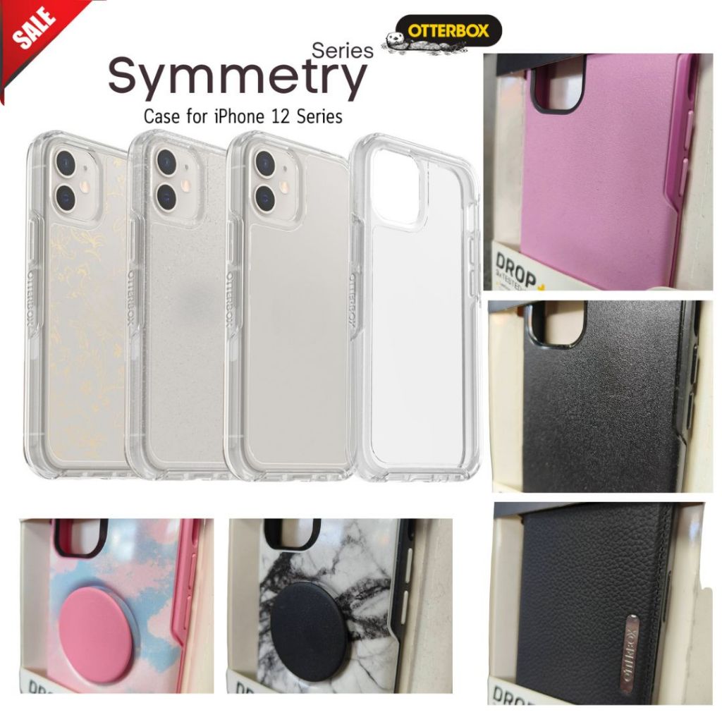 OtterBox Symmetry Clear Case เคส สำหรับ iPhone 12Mini /12/12 Pro / 12 ...