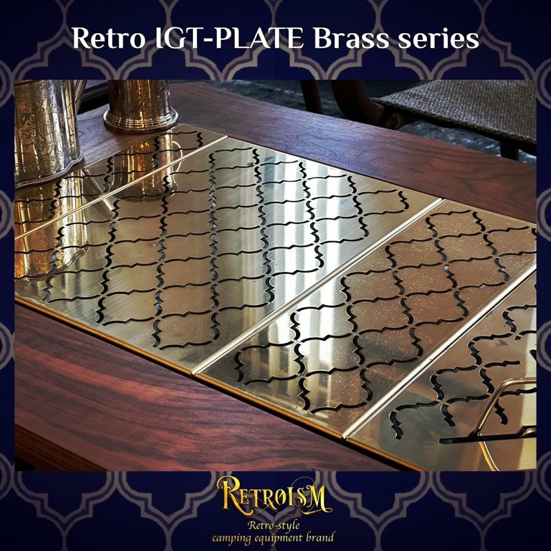 Retro IGT-PLATE Brass（retroism 🇯🇵Retroism IGT-PLATE Half Brass (Brass IGT Plate Half