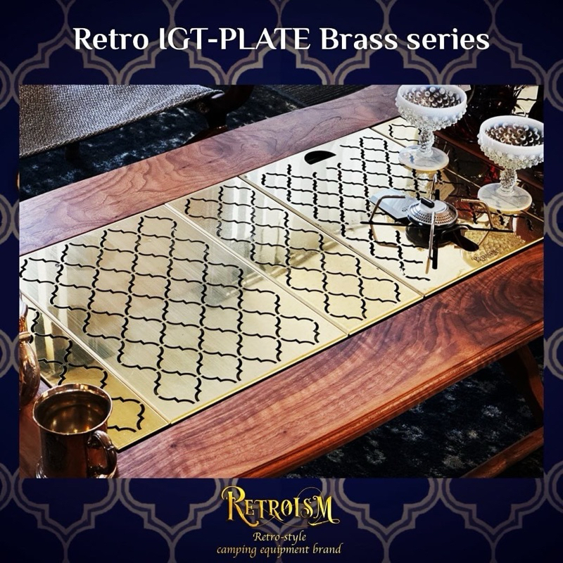 🇯🇵Retroism IGT-PLATE Half Brass (Brass IGT Plate Half