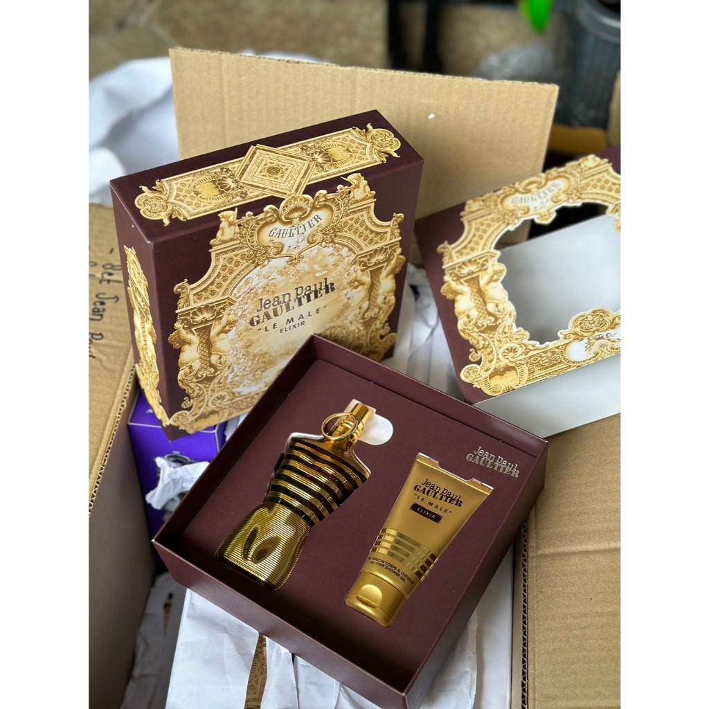ร้านเฮีย น้ำหอม Jean Paul Gaultier Le Male Elixir 3 Pieces Gift