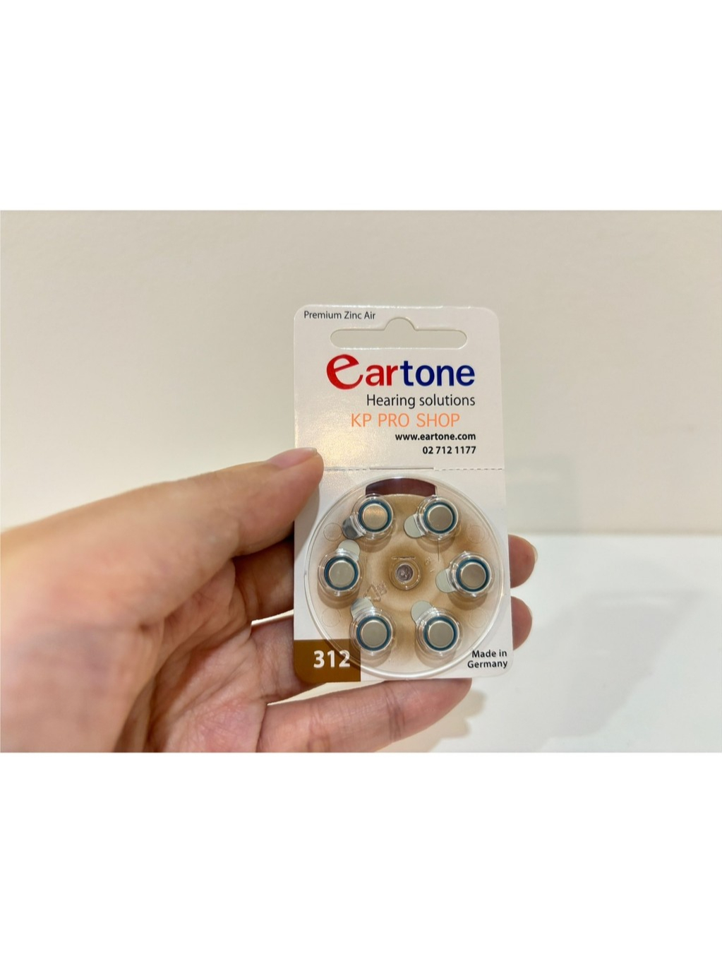 ถ่านเครื่องช่วยฟัง eartone เบอร์312 | Shopee Thailand