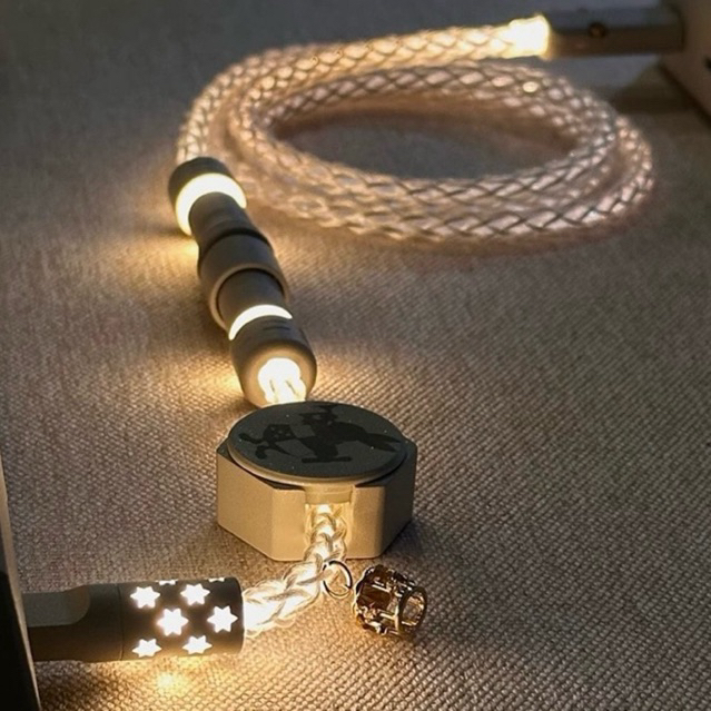 สายเคเบิลมีไฟ cable sparkle D16 unknown ยาว 12 ซม. สุดพรีเมียม | Shopee ...