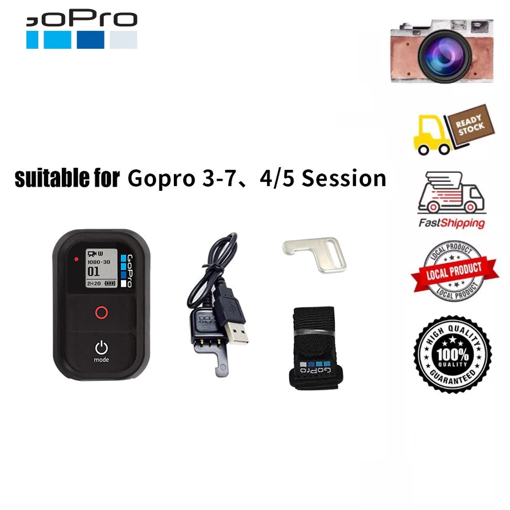 Orig Gopro Remote รีโมตคอนโทรล อุปกรณ์เสริมกล้อง Go Pro Hero 3/3+ Hero ...