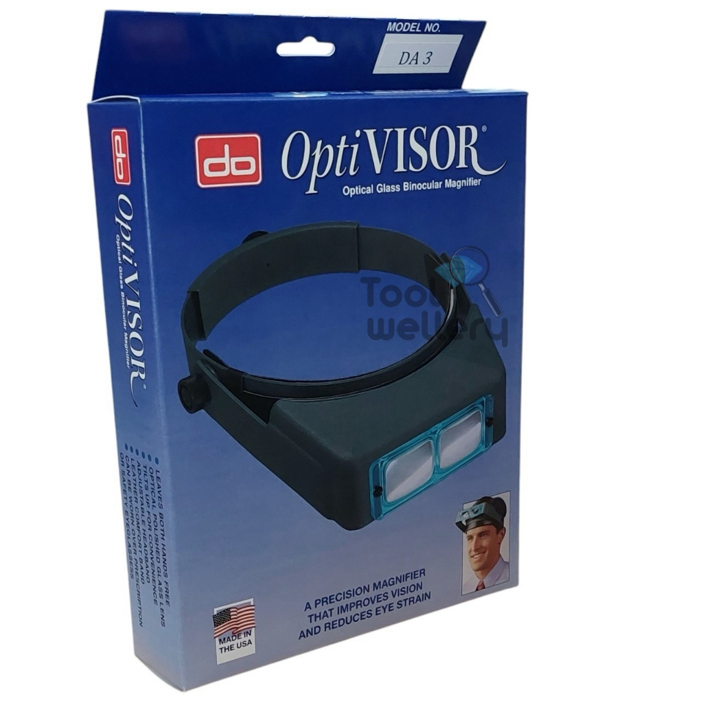 แว่นขยายสวมหัว Opti VISOR แว่นขยายคาดศีรษะ รุ่น DA และ LX | Shopee Thailand