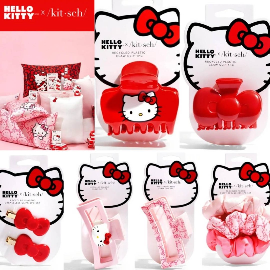 [เก็บ code ลดเพิ่ม 312] Hello Kitty x Kitsch Hair Accessories กิ๊บ ยาง ...