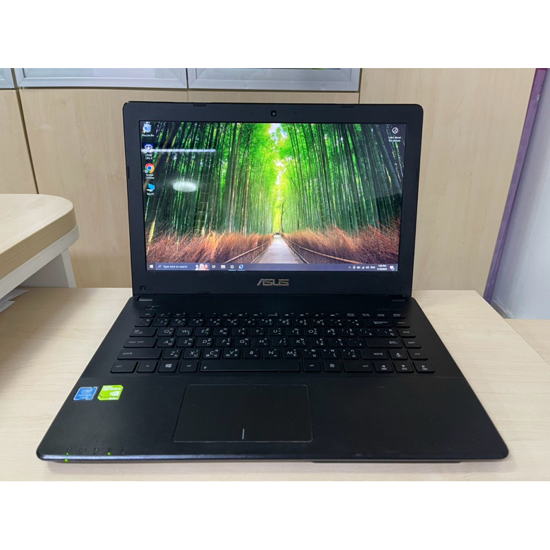 โน๊ตบุ๊คมือสอง ASUS X452M Pentium 4 Cores / GeForce 920M สภาพดี แบตเก็บ ...