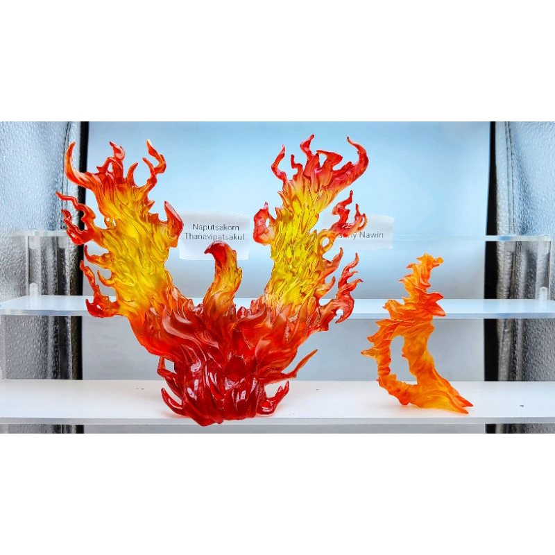 Effect Burning Flame Rock Phoenix Figure model gachapon เอฟเฟค ไฟ หิน ...