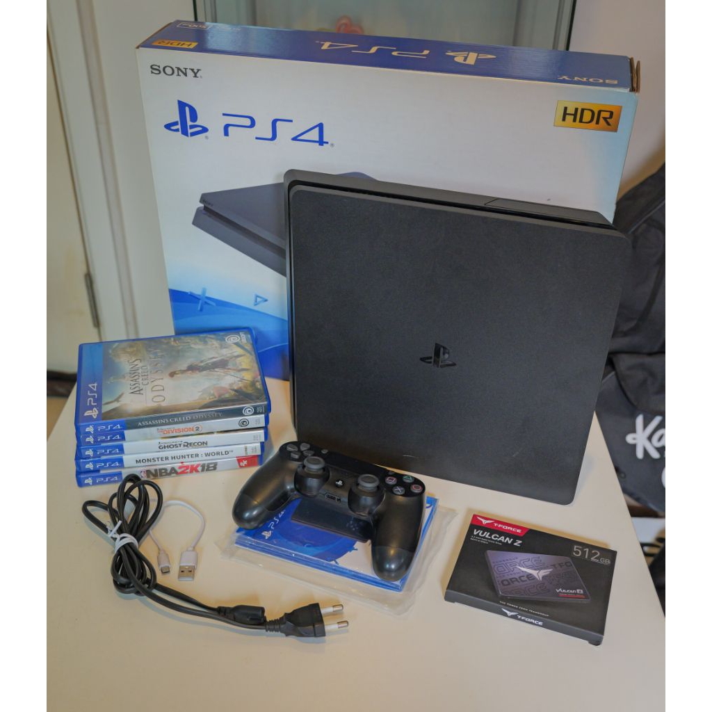 PS4 slim มือสอง พร้อมเกม Playstation 4 slim | Shopee Thailand
