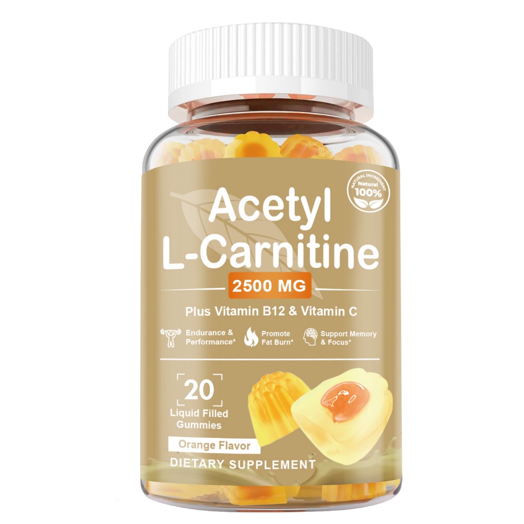 acetyl l-carnitine ค อ ISNIH L Carnitine Gummies แอลคาร์นิทีน 2500mg เพิ่มพลังงาน ช่วยควบคุมน้ำหนัก 60 Gummies รสส้ม 2 capsules daily Carnitine status of pregnant Size:360 Softgels BPC-157 peptide therapy vial for tissue repair and recovery