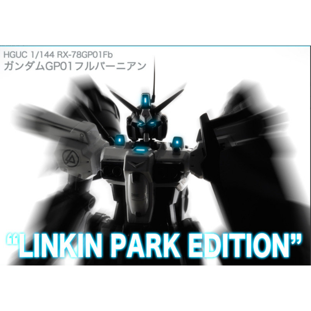 Bandai HG 1/144 RX-78 GP01-FB Gundam Linkinpark Edition with CD +