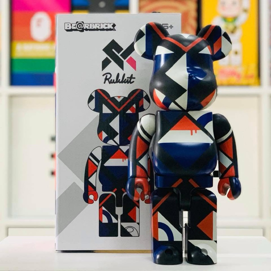 bearbrick Rukkit ตุ๊กตาหมี ขนาด400% ของแท้ ใหม่ ไม่เคยแกะ | Shopee Thailand