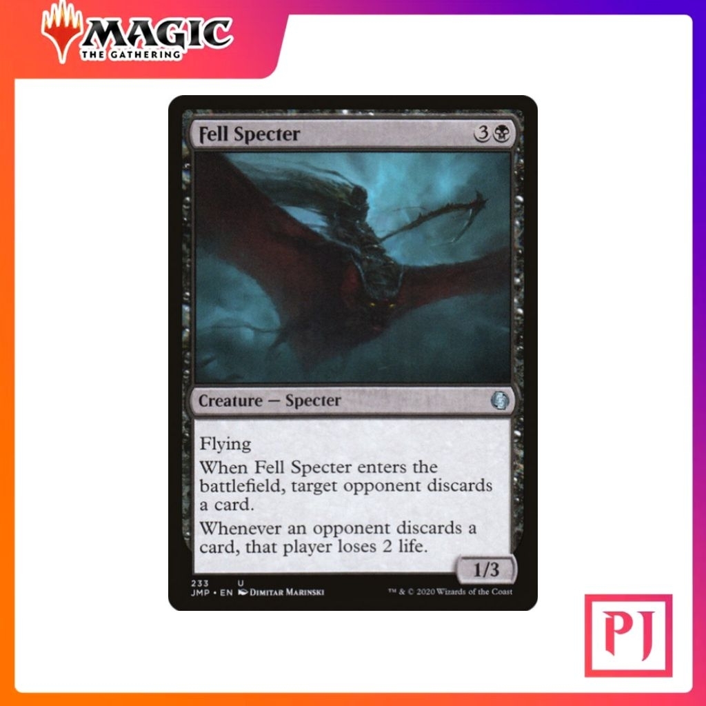 [MTG] Fell Specter [JMP] [BLACK] [UNCOM] [NORMAL] [ENG] (การ์ดเมจิค ...