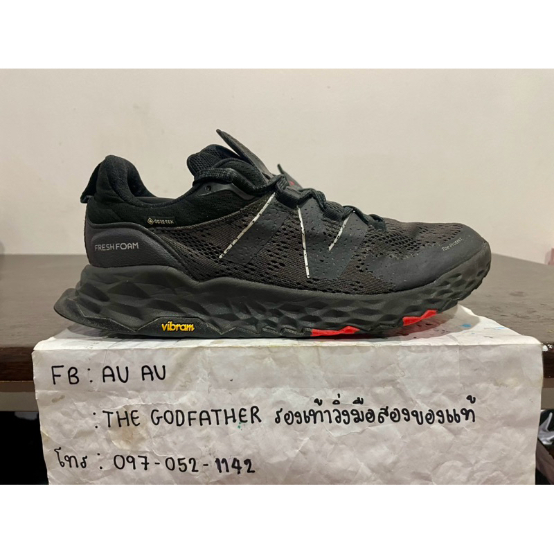 New Balance Fresh Foam Hierro V5 Gore Tex Triple Black 42 eu 8.5 us 26.5 cm 2E