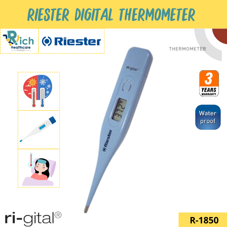 Riester Digital Thermometer Ri-Gital [R1850] เป็นเครื่องวัดอุณหภูมิ ...