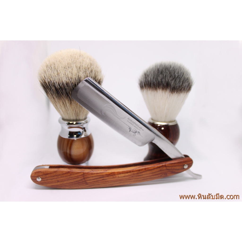 มีดโกนสะบัดหนัง Straight razor Gold Dollar 210 | Shopee Thailand