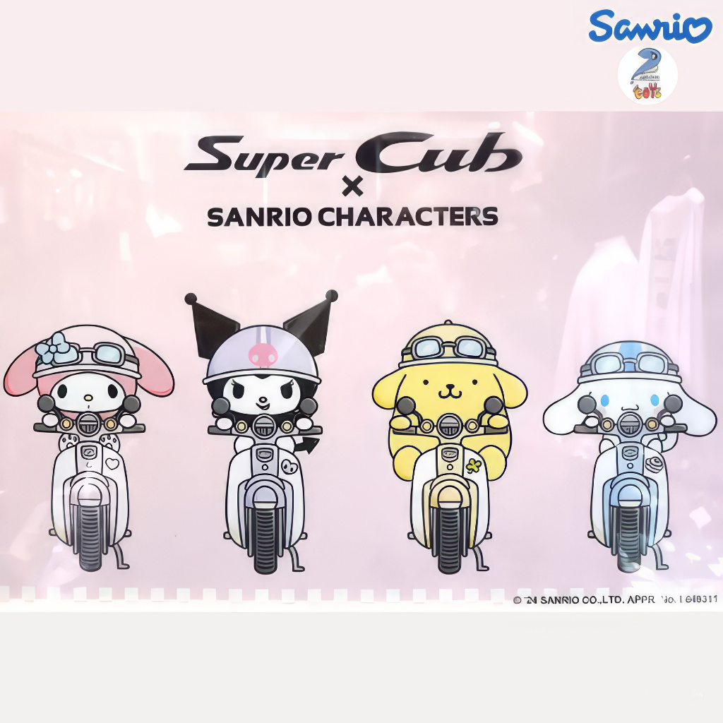 ซานริโอ้ สแตน อะคริลิค Honda x Sanrio Super Cub อนิเมะ Anime Hapidanbui ...