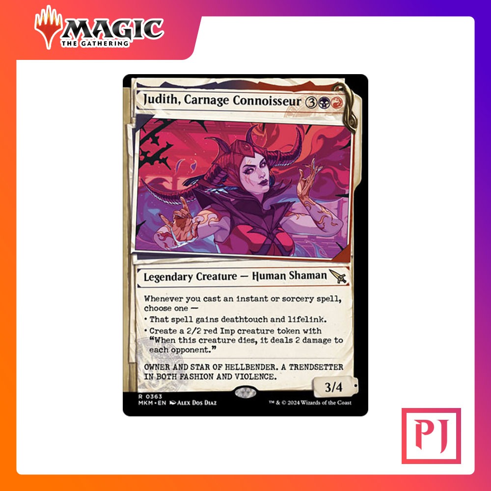 [MTG] Judith, Carnage Connoisseur (Showcase) [MKM] [MULTI] [RARE ...