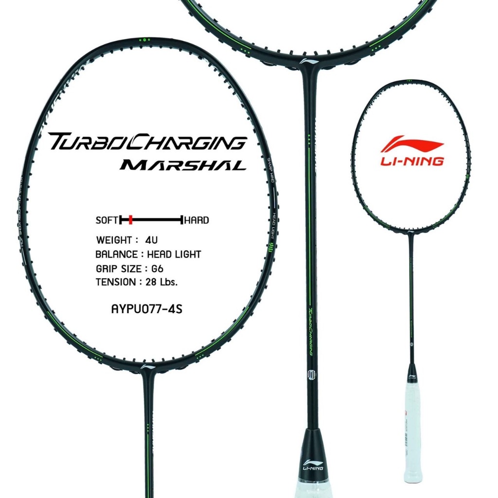 ไม้แบดมินตันLINING BADMINTON RACKET-Turbo Charging MASHAL AYPU077-4 ...