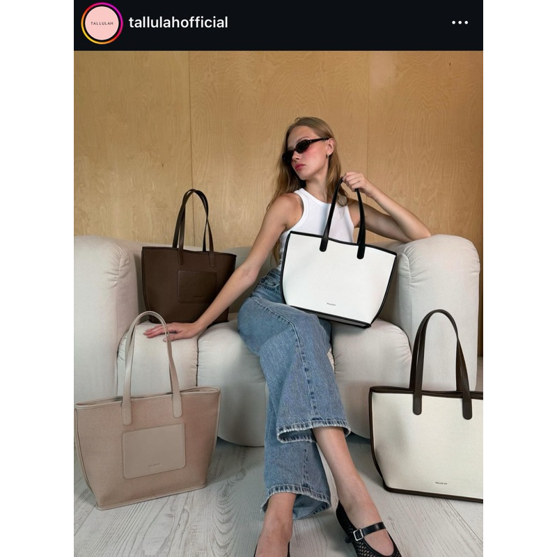 ส่งต่อ Brand : TALLULAH รุ่น : CGT City Girl Tote กระเป๋า Tote สะพาย ...