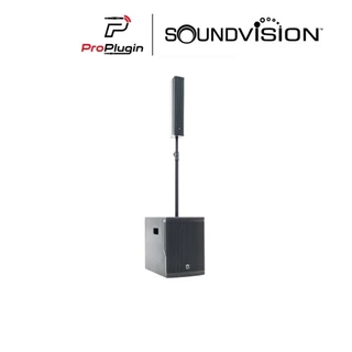 SOUNDVISION ACS-1000 ชุดลำโพง Active คอลัมน์ 4×3 นิ้ว ซับ 10 นิ้ว (Proplugin)
