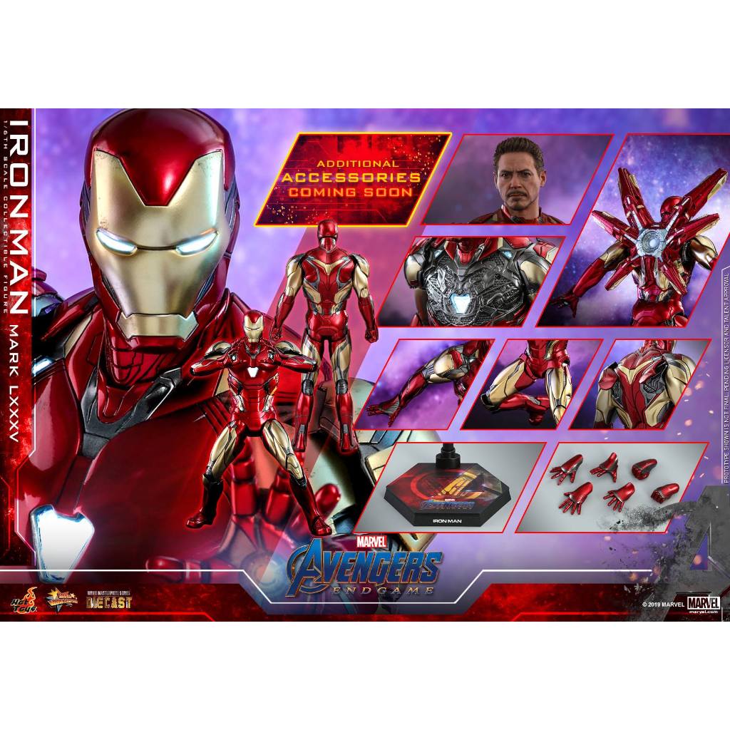 พร้อมส่ง/มือ 1] Hot Toys MMS528 D30 Avengers Endgame - Iron Man