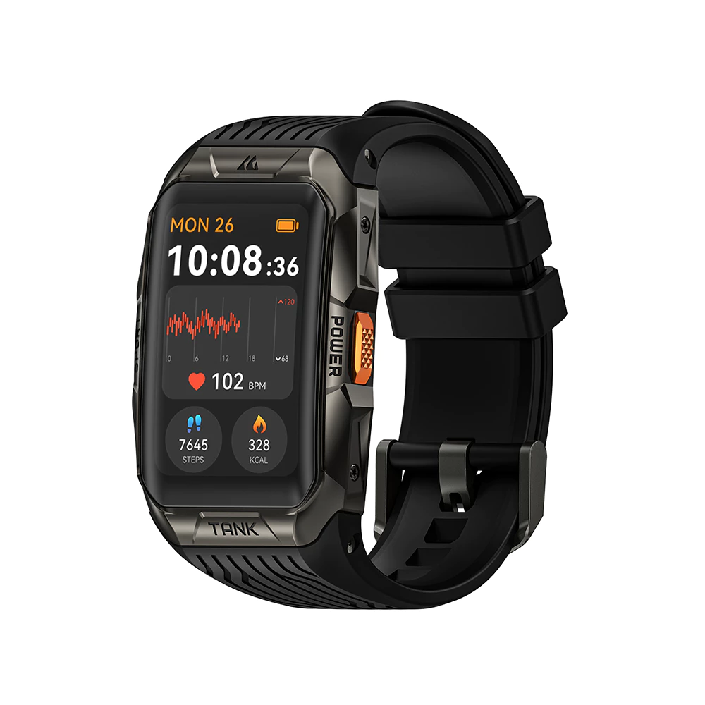 KOSPET TANK X2 สมาร์ทวอทช์ Bluetooth Calling AMOLED 1.64 นิ้ว กันน้ำ 5 ATM + IP69K -2Y