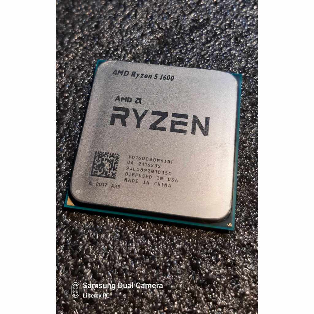 CPU (ซีพียู) AMD RYZEN 5 1600 3.2 GHz (SOCKET AM4) Turbo 3.6 GHz ...