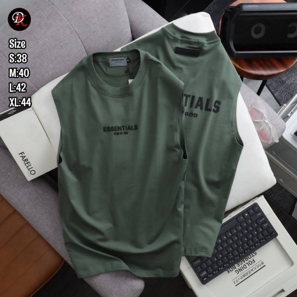 essentials เสื้อกล้าม ***ก่อนกดสั่งซื้อ รบกวนลูกค้าส่งรูปแจ้งสีแจ้งsize ...