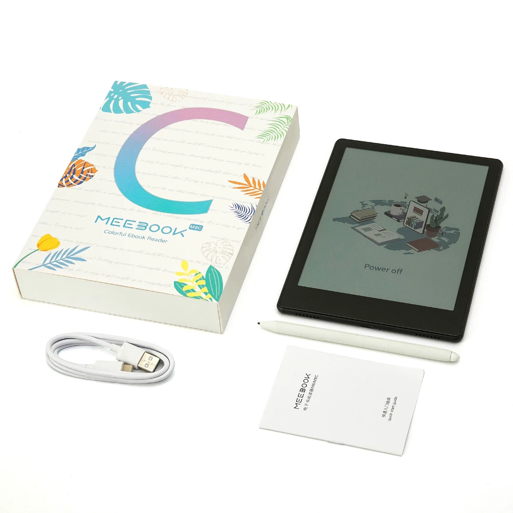Meebook M8C eBook Reader - 7.8" Color Eink (Android 14 / Micro SD Slot 1TB)